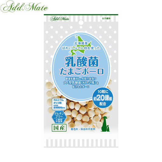 アドメイト 犬用おやつ 乳酸菌 たまごボーロ 50g