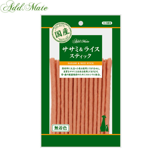 アドメイト 犬用おやつ ササミ&ライス スティック 80g