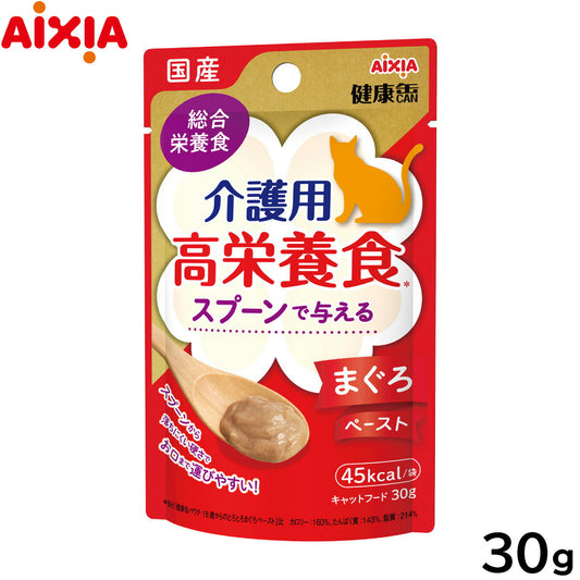 アイシア キャットフード 国産 健康缶パウチ 介護用高栄養食 スプーンで与えるまぐろペースト 30g 猫缶