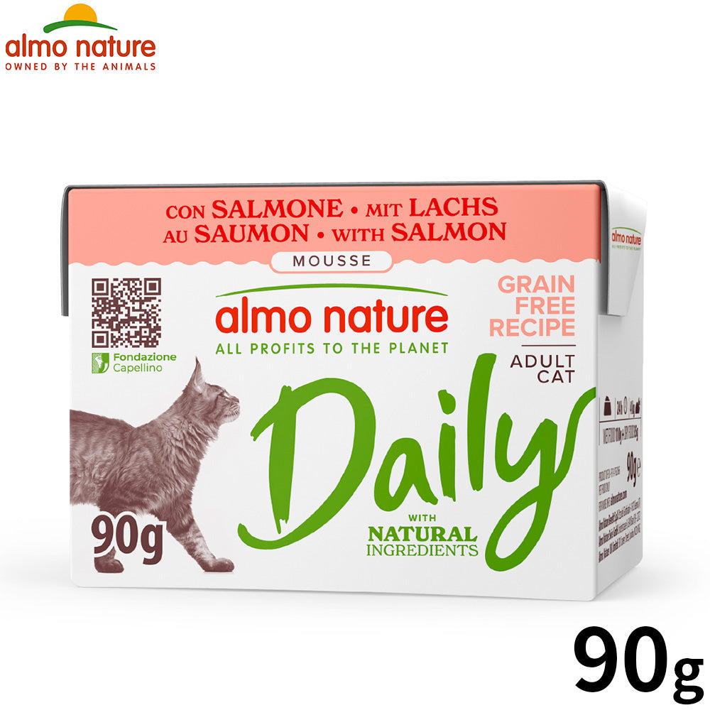 almo natuer アルモネイチャー デイリーメニュー キャットフード サーモンのムース 90g