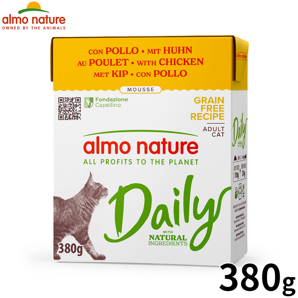 almo natuer アルモネイチャー デイリーメニュー キャットフード チキンのムース 380g