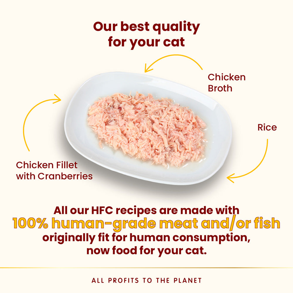 almo natuer アルモネイチャー HFC ユリナリ―ヘルプ キャットフード チキンフィレとクランベリー 50g×24個
