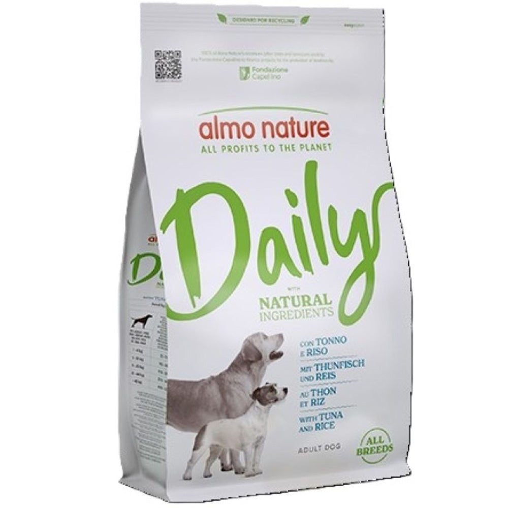 almo natuer アルモネイチャー デイリー ドッグフード ナチュラル まぐろとライス 12kg