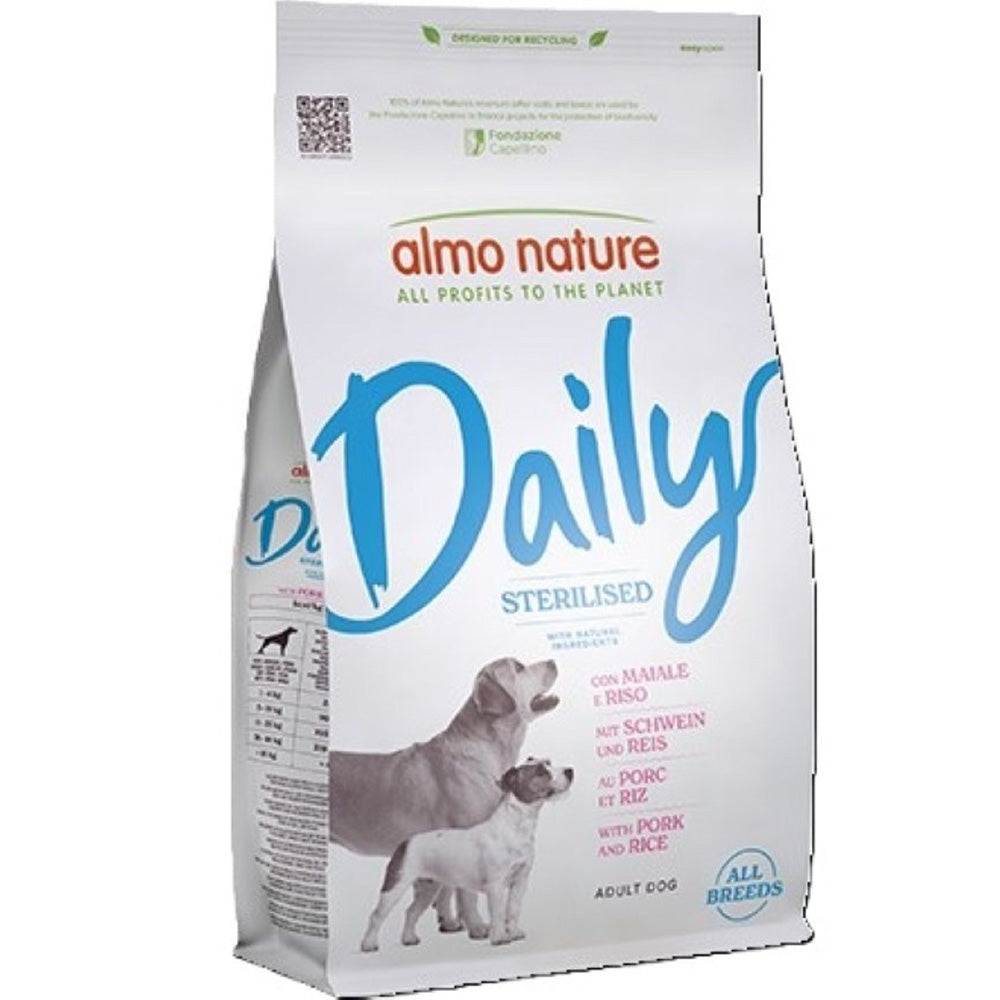 almo natuer アルモネイチャー デイリー ドッグフード ステアライズド ポークとライス 12kg