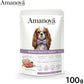 アマノバ Amanova ドッグフード パウチ アダルト ブリリアント ビーフ アンド チキン ウェットフード 成犬用 100g