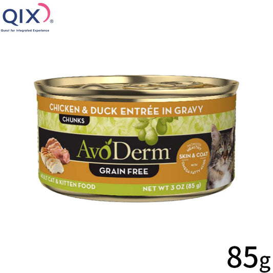 AVODERM アボ・ダーム 猫缶 セレクトカット チキン＆ダック 85g