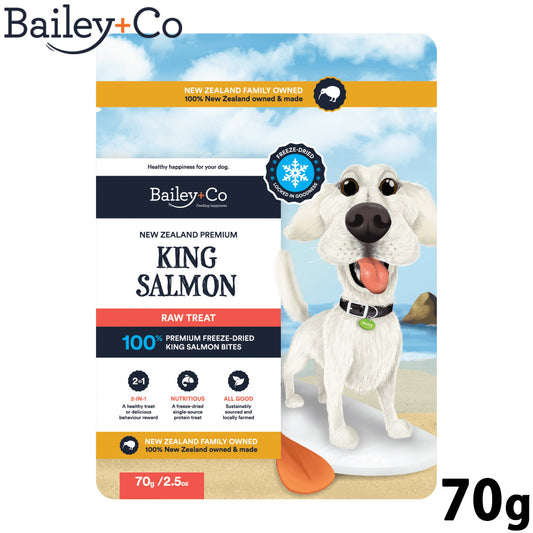 ベイリーコー Bailey＋Co ドッグトリーツ フリーズドライ キングサーモン 70g