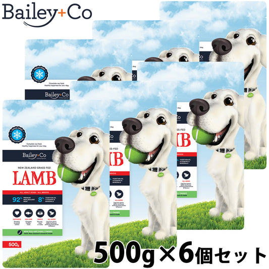 ベイリーコー Bailey＋Co ドッグフード フリーズドライ コンプリート ラム 500g×6個セット