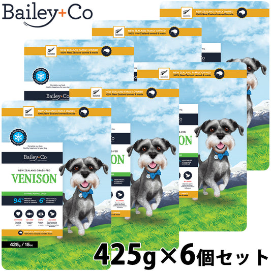ベイリーコー Bailey＋Co ドッグフード フリーズドライ コンプリート 鹿肉 425g×6個セット