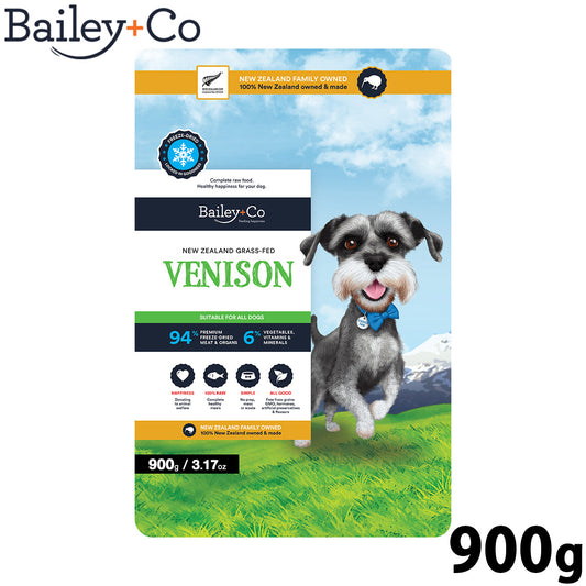 ベイリーコー Bailey＋Co ドッグフード フリーズドライ コンプリート 鹿肉 900g