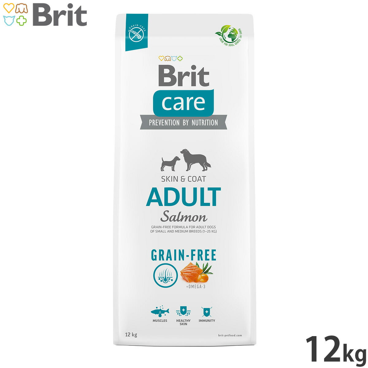 ブリットケア Brit Care ドッグフード グレインフリー アダルト 12kg 成犬用 穀物不使用 無添加