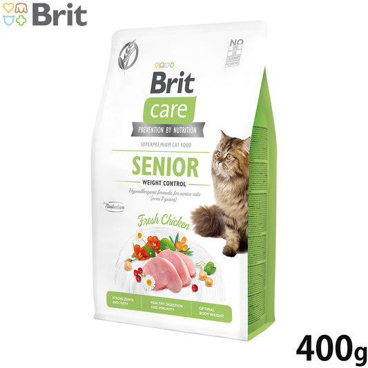 ブリットケア ミニ Brit Care キャットフード グレインフリー シニア 400g