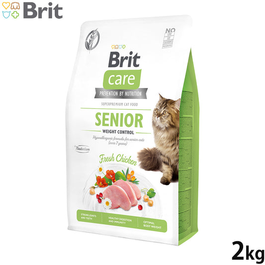 ブリットケア ミニ Brit Care キャットフード グレインフリー シニア 2kg