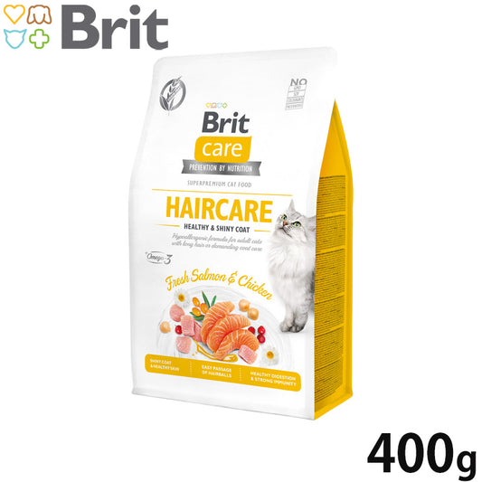 ブリットケア ミニ Brit Care キャットフード グレインフリー ヘアケア 400g