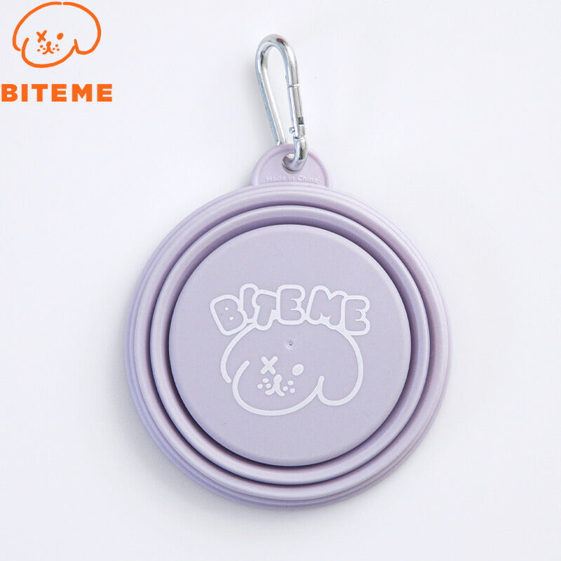 バイトミー BITE ME 携帯用折りたたみボウル パステル ラベンダー
