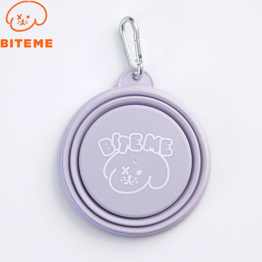 バイトミー BITE ME 携帯用折りたたみボウル パステル ラベンダー
