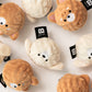 バイトミー BITE ME ワンちゃんのお友達ボールおもちゃ 2個入（白いわんちゃん、茶色のわんちゃん:各1個）