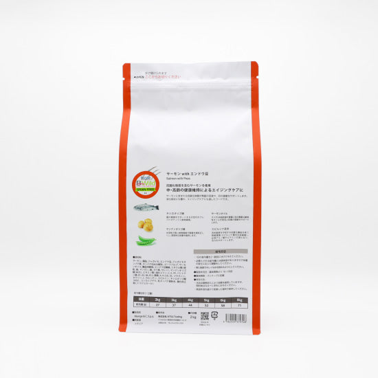 ビーワイルド B Wild キャットフード サーモン with エンドウ豆 グレインフリー 2kg×7個