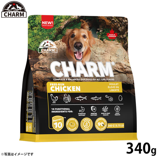 チャーム CHARM フリーランチキン ドッグフード グレインフリー 340g