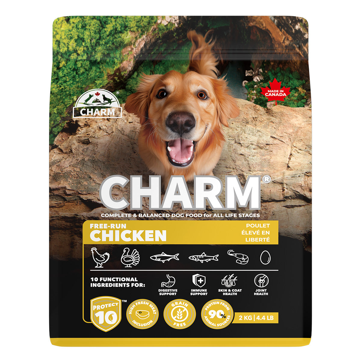 チャーム CHARM フリーランチキン ドッグフード グレインフリー 2kg