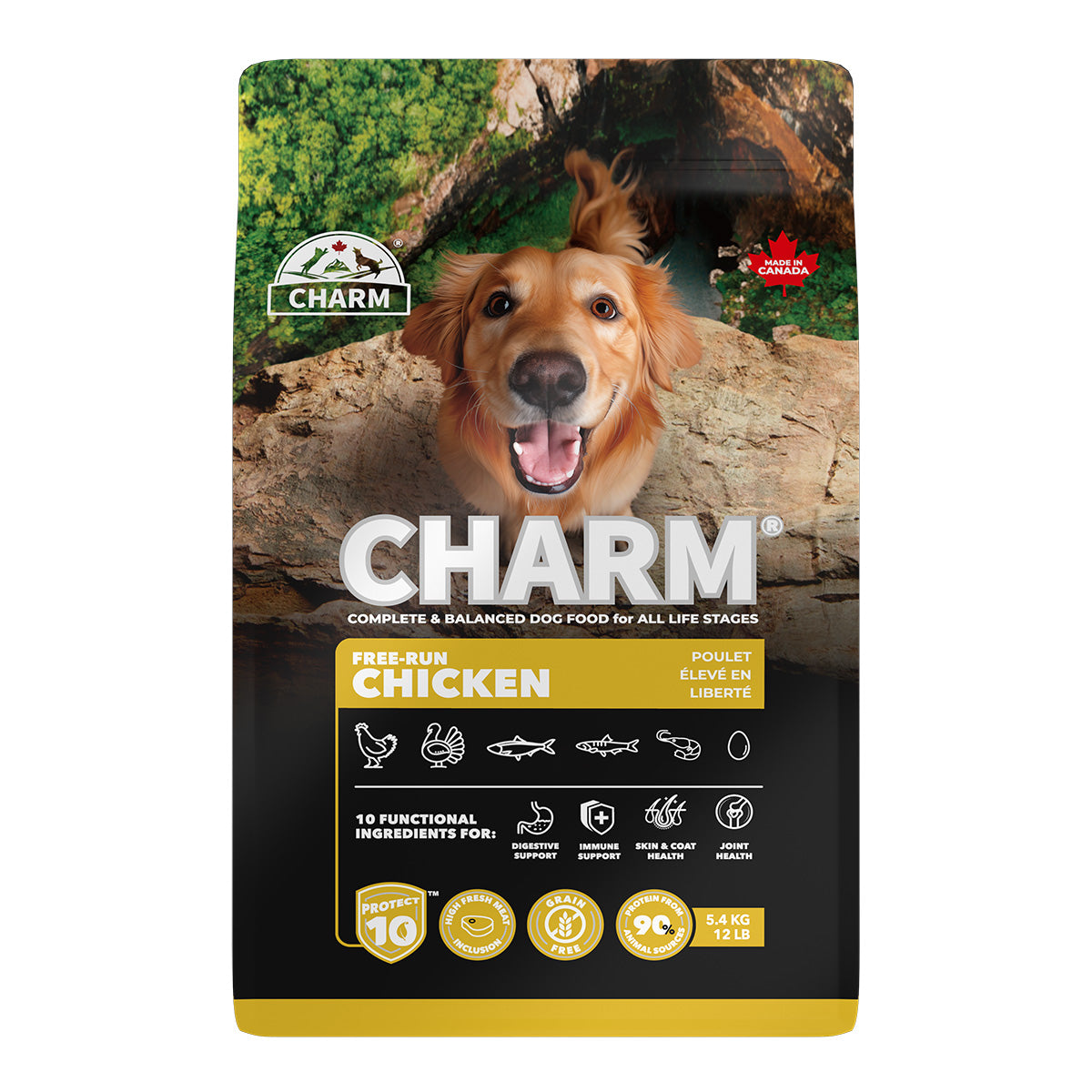 チャーム CHARM フリーランチキン ドッグフード グレインフリー 5.4kg