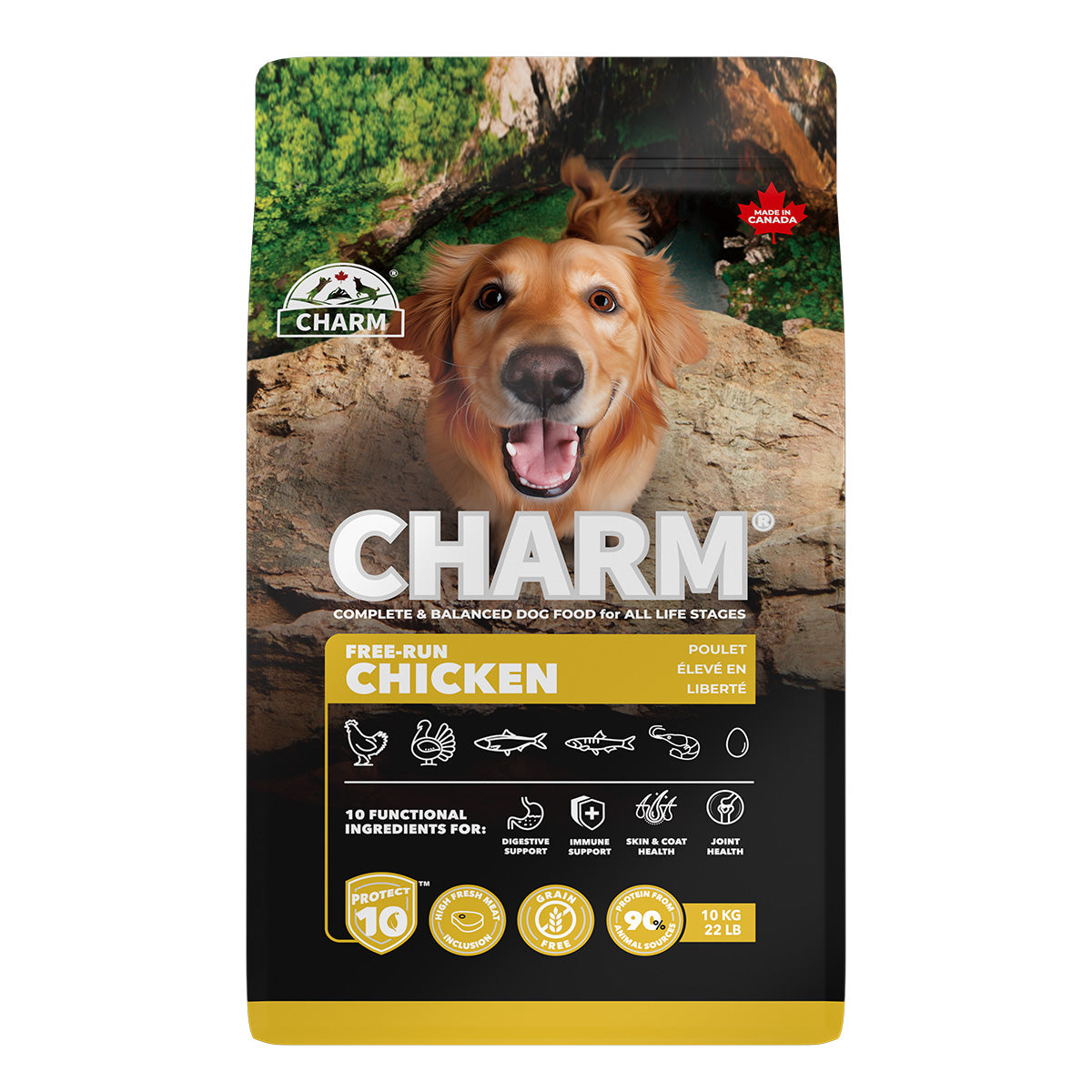 チャーム CHARM フリーランチキン ドッグフード グレインフリー 10kg