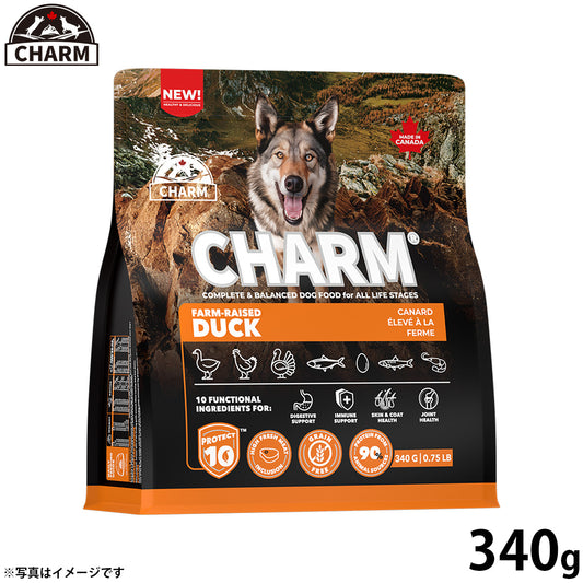 チャーム CHARM ファームレイズドダック ドッグフード グレインフリー 340g