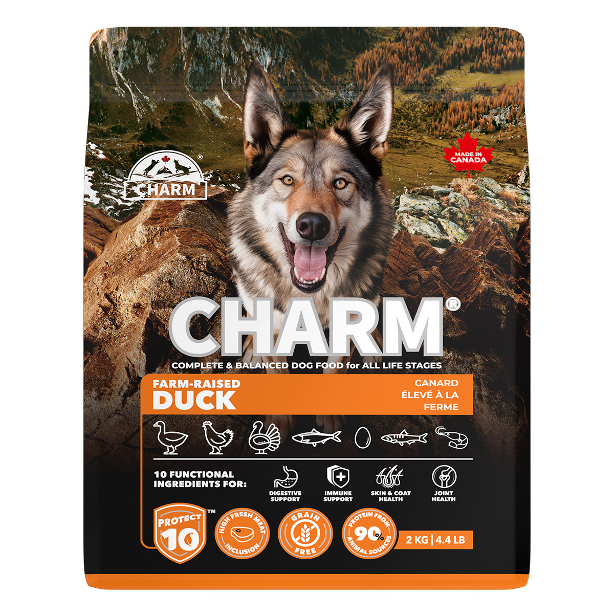 チャーム CHARM ファームレイズドダック ドッグフード グレインフリー 2kg
