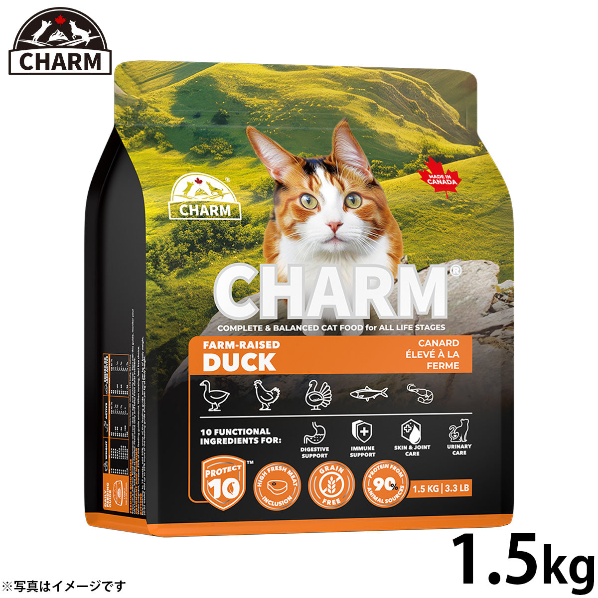 チャーム CHARM ファームレイズドダック キャットフード グレインフリー 1.5kg