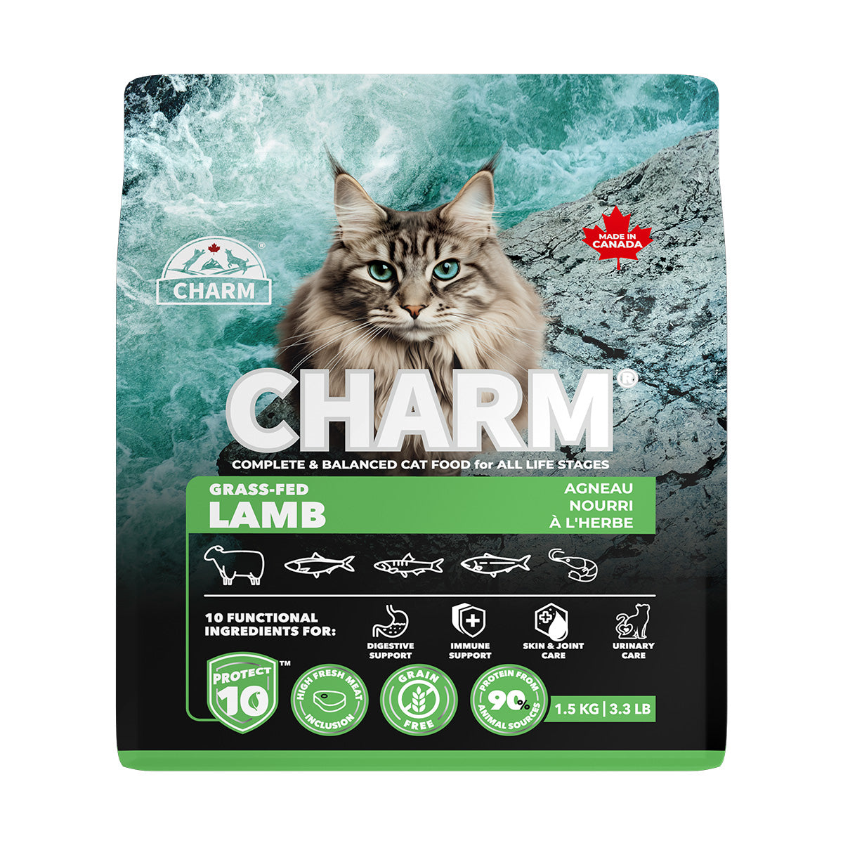 チャーム CHARM グラスフェッドラム キャットフード グレインフリー 1.5kg