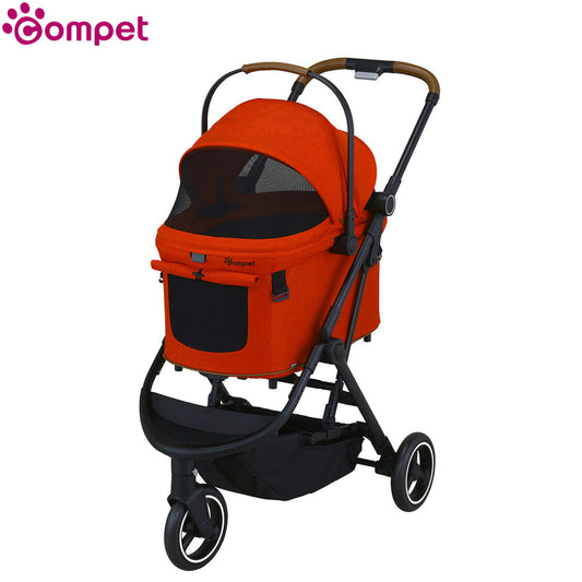 コムペット ペットカート ルルテイルキャリー キラウエアレッド