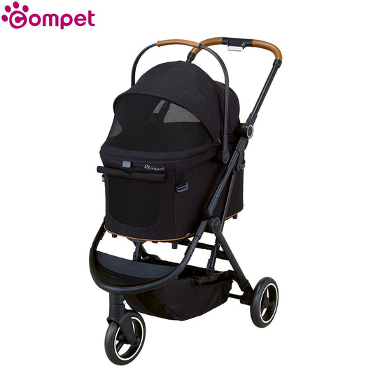 コムペット ペットカート ルルテイルキャリー マウナロアブラック