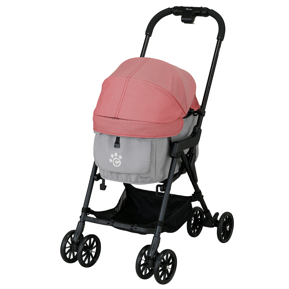 コンビ combi コムペット compet ミリミリ milimili ペットカート バギー サンセットレッドｘライト