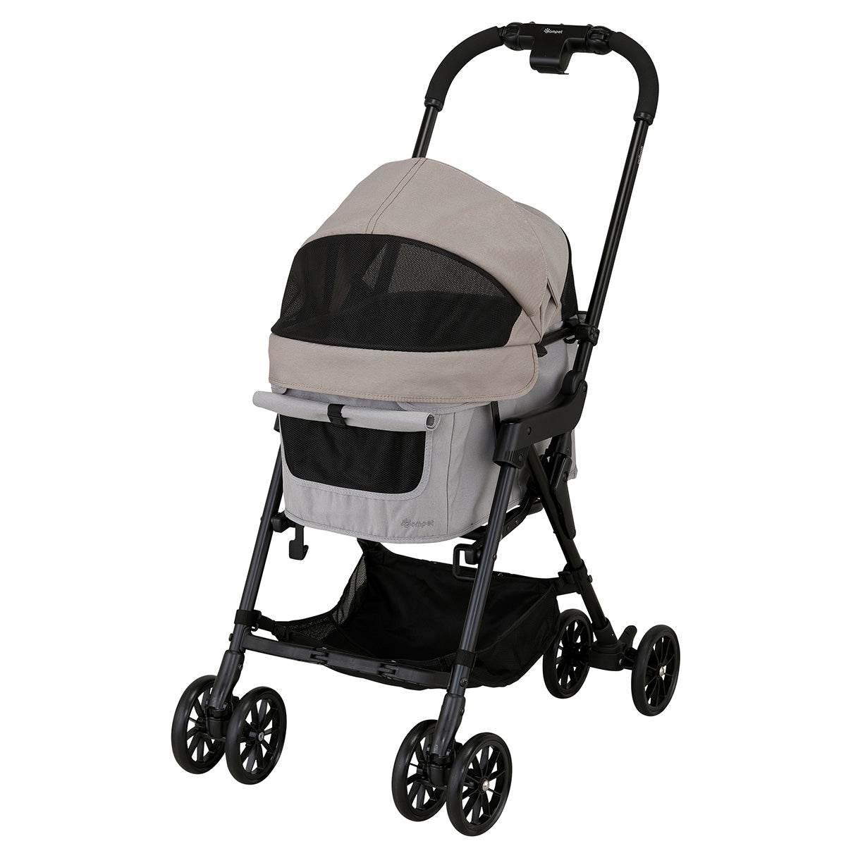 コンビ combi コムペット compet ミリミリ milimili ペットカート バギー ウォーターエッジベージュｘライト