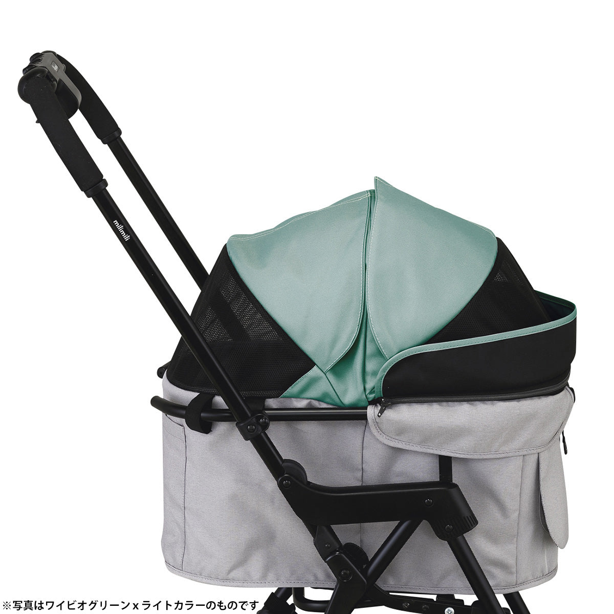 コンビ combi コムペット compet ミリミリ milimili ペットカート バギー ウォーターエッジベージュｘライト