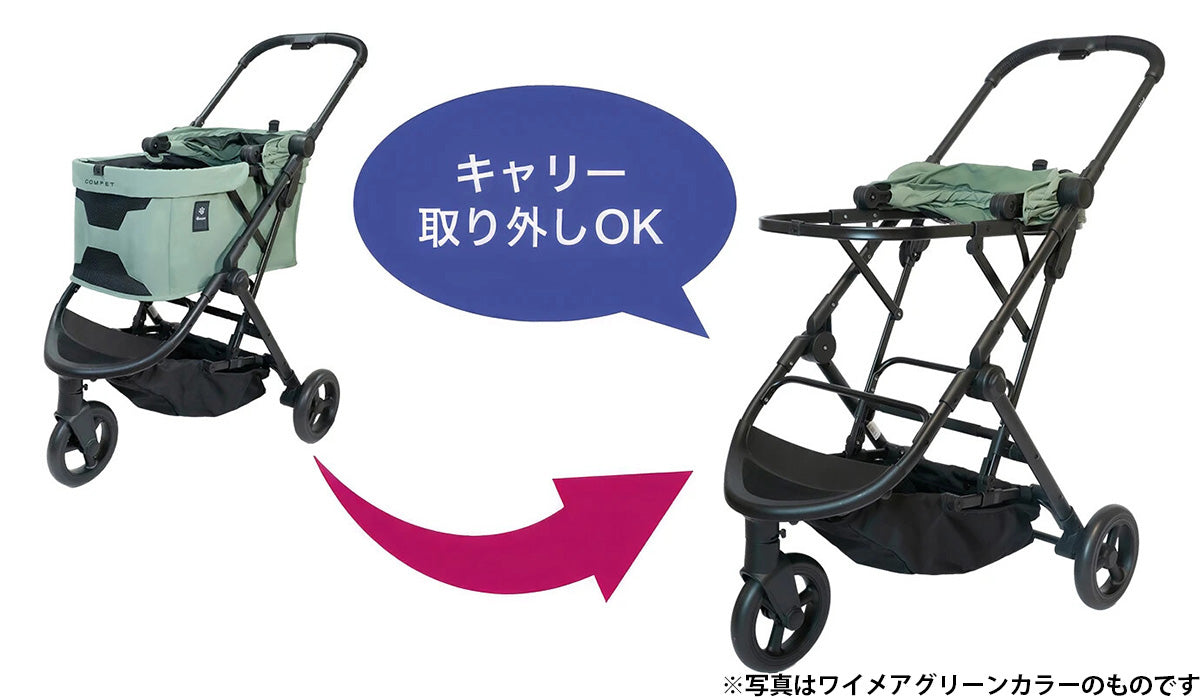 コンビ combi コムペット compet ルルテイル lulutail ペットカート ワイキキベージュ