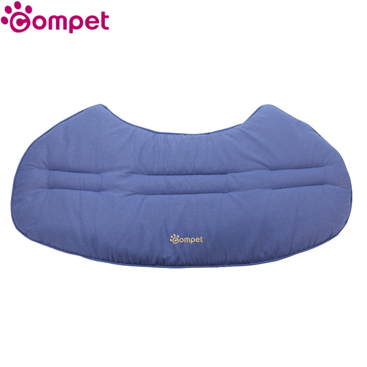 コムペット compet リバーシブルコンフォートクッションJE パイピング ブルーノーバ