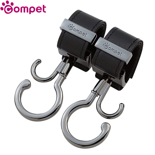 コムペット compet ペットカートフックBOX ブラックｘ合皮ブラック