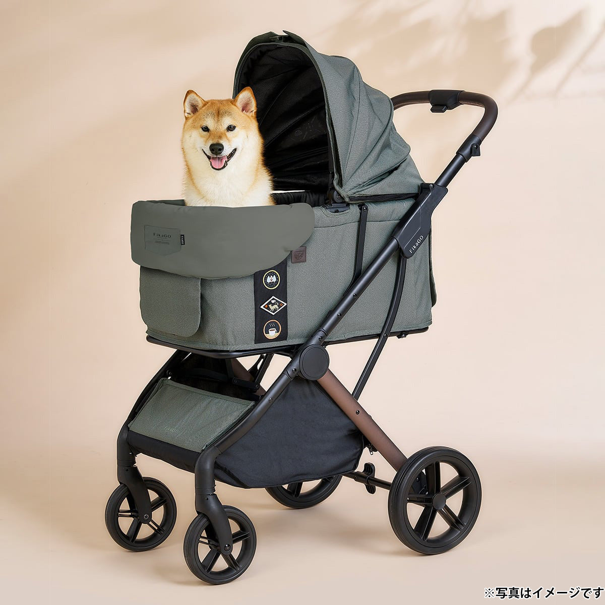 コンビ combi コムペット compet フィカゴー FikaGO プラムクッション PRAM CUSHION グリーン