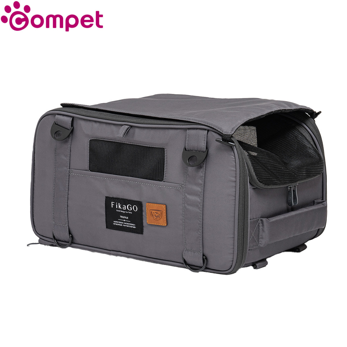 コンビ combi コムペット compet フィカゴー FikaGO ペットキャリー トリュフ TRUFFLE グレー