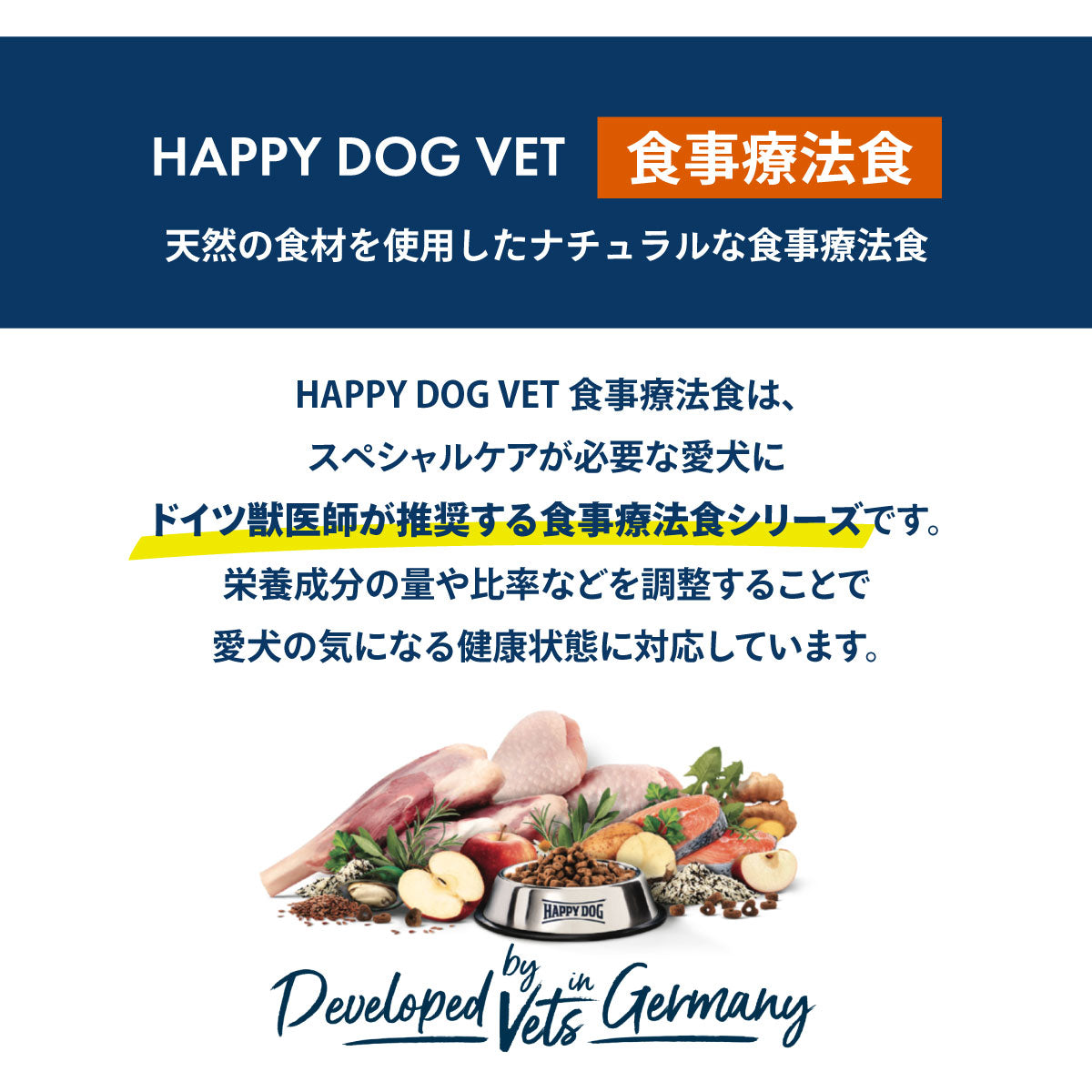 HAPPY DOG VET ハッピードッグ ドッグフード 犬用療法食 アディポシタス（肥満ケア）ウェット缶 400g×6個セット【送料無料】