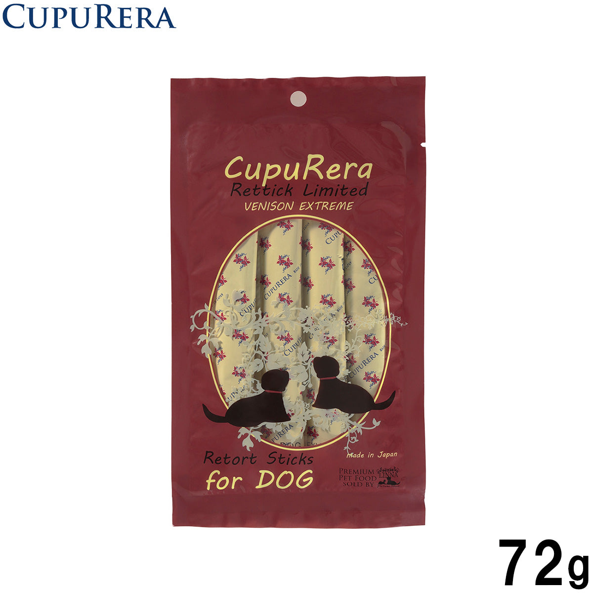 クプレラ CUPURERA レティック ベニソンエクストリーム・ドッグ 国産 犬用おやつ 72g