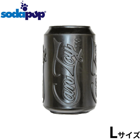 ソダパップ チュートイ&トリートディスペンサー マグナム 缶トイ L ブラック【送料無料】