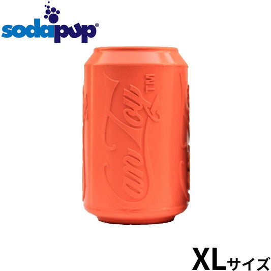 ソダパップ チュートイ&トリートディスペンサー 缶トイ XL オレンジスクイーズ【送料無料】