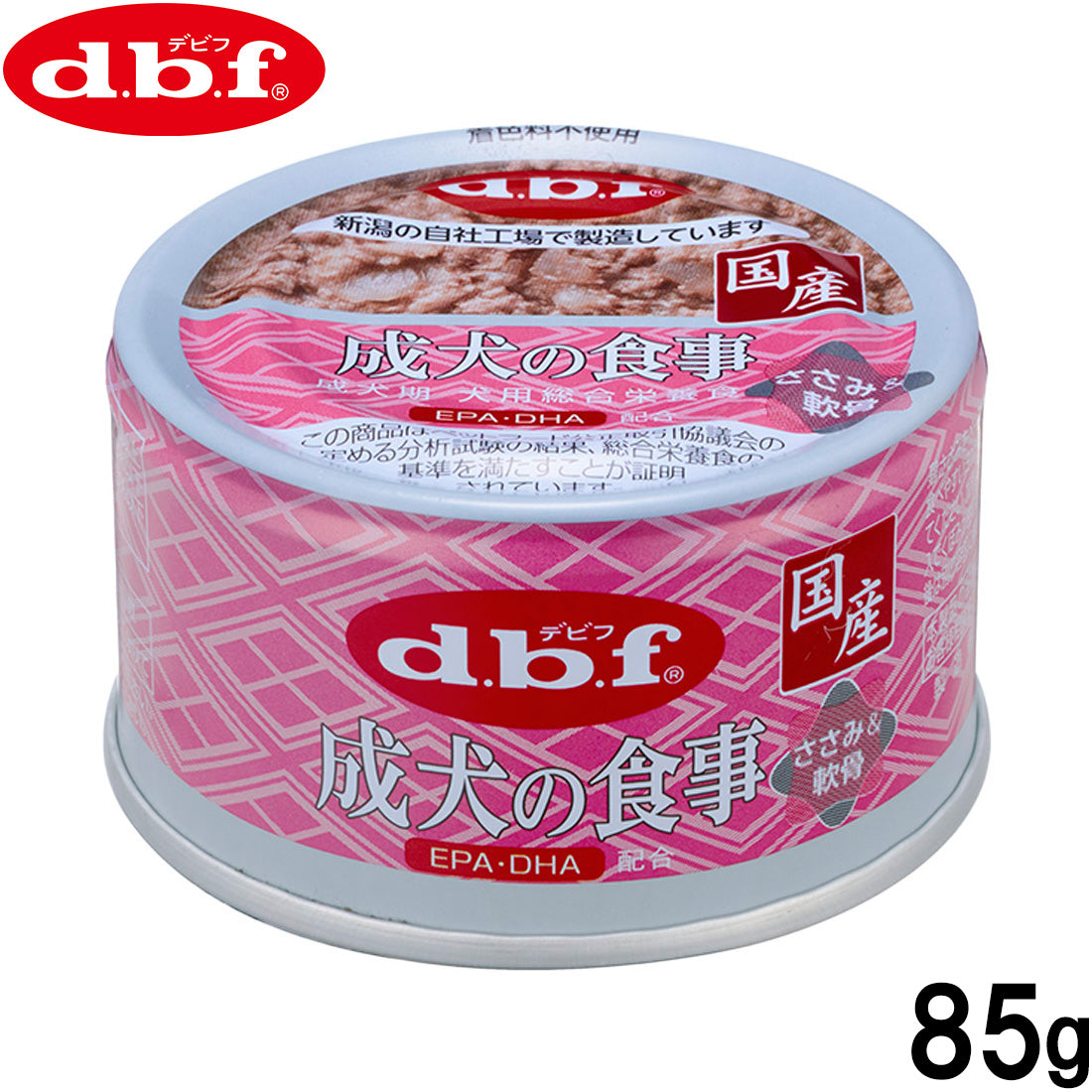デビフ d.b.f ドッグフード 成犬の食事 ささみ＆軟骨 85g 国産 犬