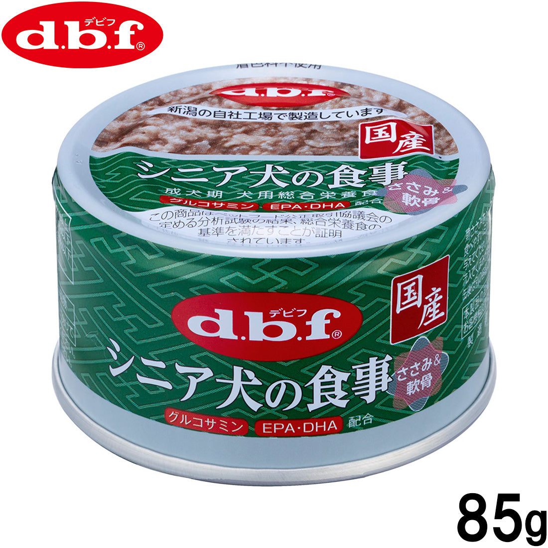 デビフ d.b.f ドッグフード シニア犬の食事 ささみ＆軟骨 85g 国産 犬