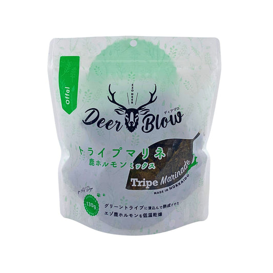 ディアブロ DEER BLOW 犬用おやつ トライプマリネ エゾ鹿ホルモンミックス 130g