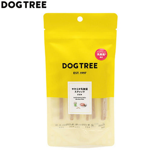 ドッグツリー 犬用おやつ やわらか乳酸菌スティック ささみ 6本 国産 無添加