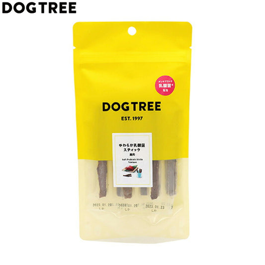 ドッグツリー 犬用おやつ やわらか乳酸菌スティック 鹿肉 6本 国産 無添加