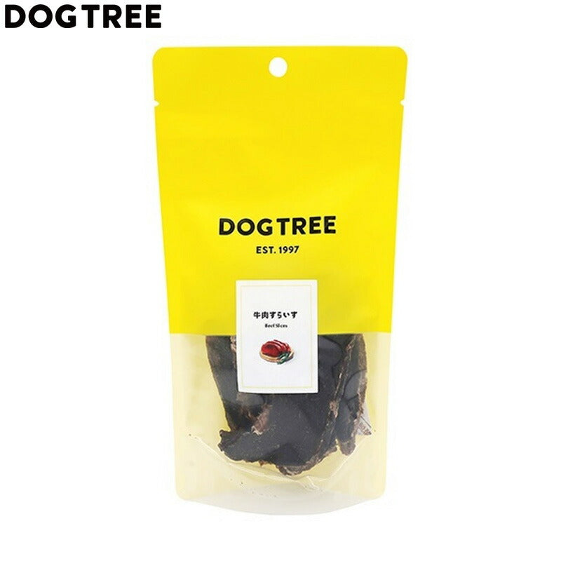 ドッグツリー 犬用おやつ 牛肉すらいす M 約40g 国産 無添加